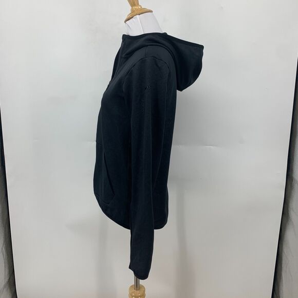 Nike Vixen Hooded Jacket Womens S Black Jacquard Full Zip Therma Fit Lightweight - Picture 4 of 14